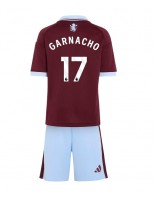 Aston Villa Alejandro Garnacho #17 Domácí dres pro děti 2026-27 Krátký Rukáv (+ trenýrky)